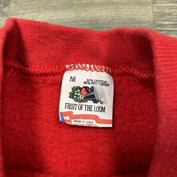 Vintage Chocolate Attitude Crewneck Sweatshirt Size Medium Made In USA 1991 - Picture 4 of 11